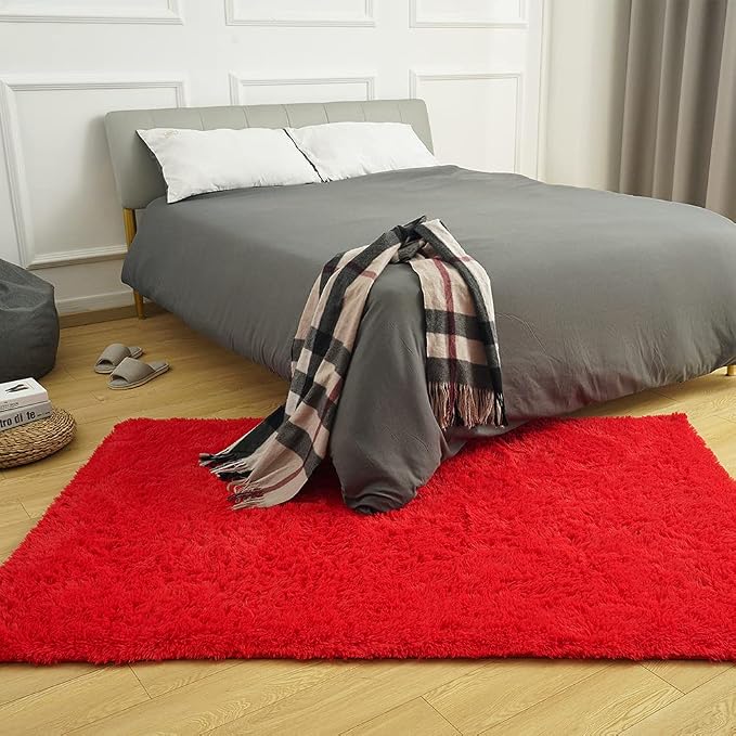 Amearea Premium Soft Fluffy Area Rug Modern Shag Carpet, 3x5 Feet, Fuzzy Shaggy - Image 2
