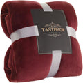 TASTHROW Large Flannel Fleece Throw Blanket, 90×108 Inch by TASTHROW