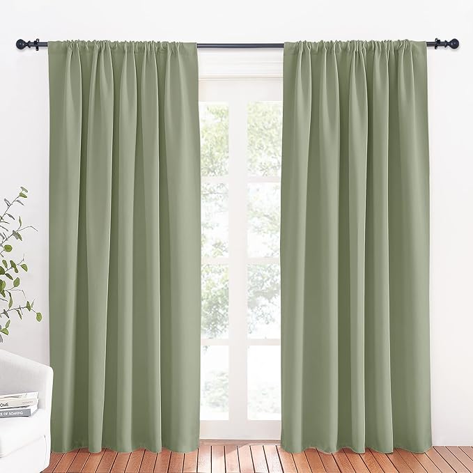 RYB HOME Large Blackout Curtains by RYBHOME