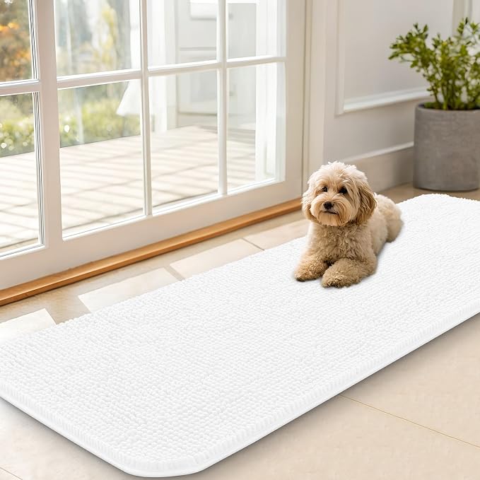 OLANLY Dog Door Mat for Muddy Paws 59x20, Absorbs Moisture and Dirt, Absorbent by OLANLY