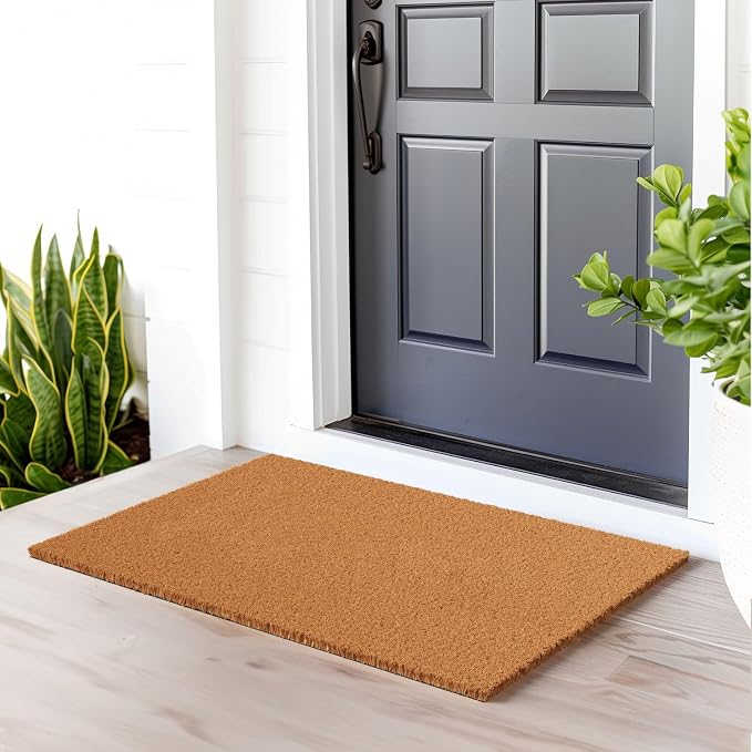 Barnyard Designs Natural Coco Coir Heavy Duty Backing Doormat - Image 2
