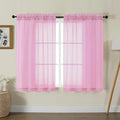 Gwine Sheer Curtains for Living Room 45 inch Length by Gwine