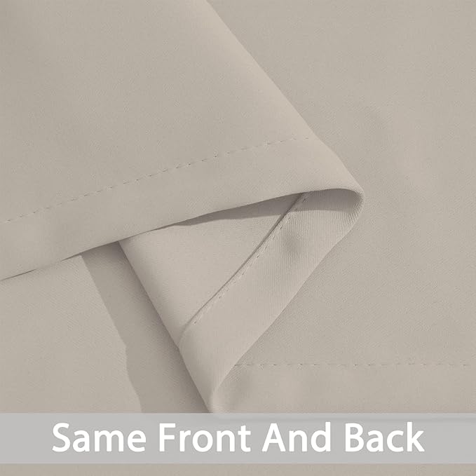 Yakamok Tatal Blackout Thermal Insulated Curtains, Noise Reducing Barrier Panel - Image 5