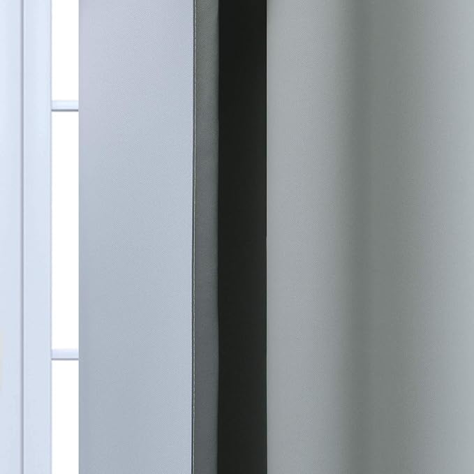 Yakamok Light Blocking Ombre Curtains, Room Darkening Grommet Window Drapes - Image 7