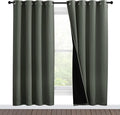 NICETOWN 100% Blackout Window Curtain Panels, Full Light Blocking Drapes by NICETOWN