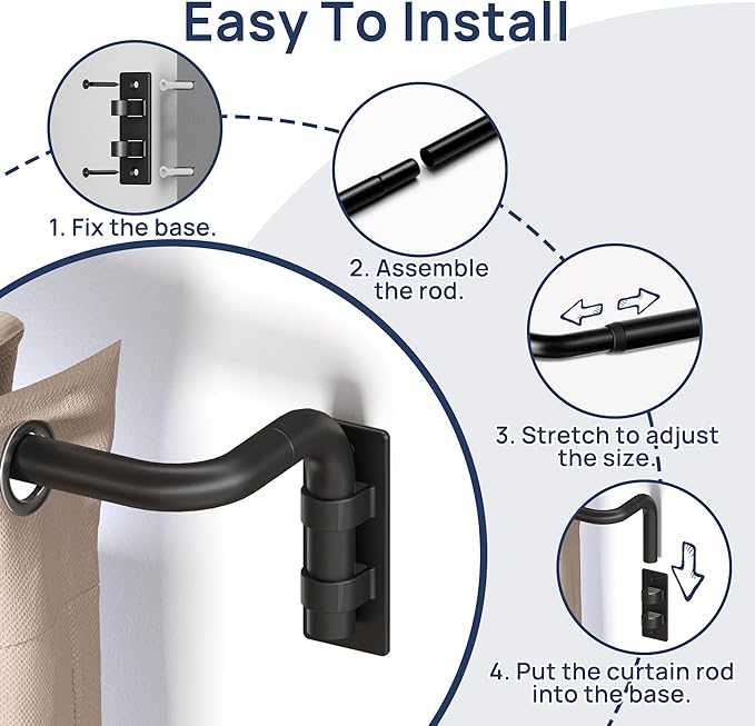 ENJOYBASICS Blackout Curtain rod - Image 4