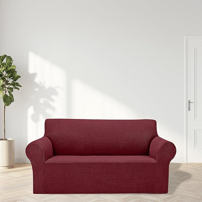 Cupuamon 2026 New Stretch Loveseat Sofa Slipcovers Couch Cover - Image 3