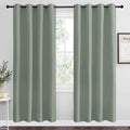 NICETOWN Greyish Green Blackout Curtains 78" Long by NICETOWN