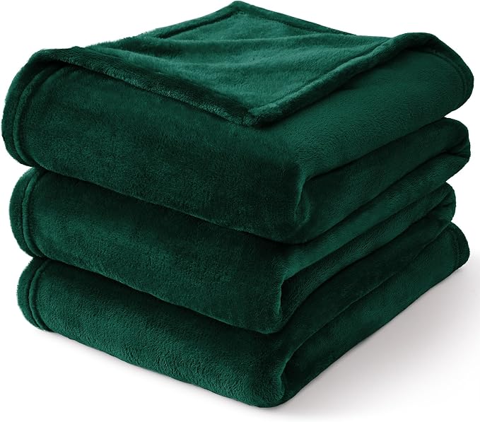 BEDELITE Fleece Blanket Christmas Forest Green Throw Blankets - Image 8