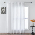 MYSKY HOME White Curtains 84 Inch Length by MYSKYHOME