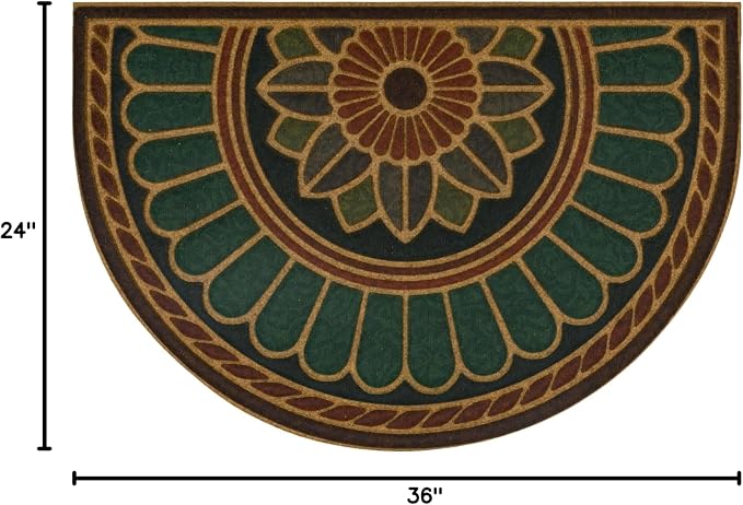 Mohawk Home Swirl Style Casual Ornamental Rust 2' X 3' All Weather Outdoor Door - Image 3