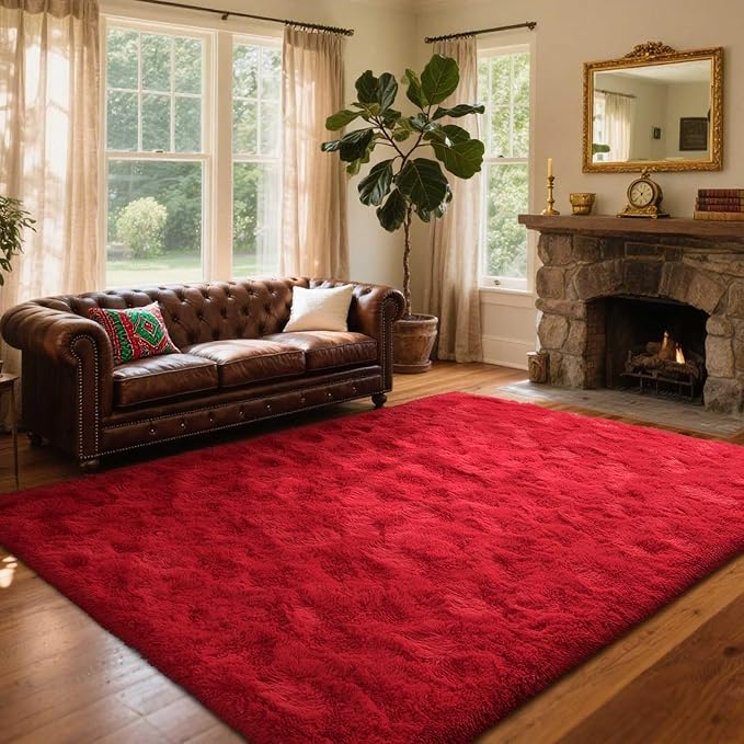 8x10 Ft Extra Large Shag Rugs for Living Room, Ultra Soft Fluffy Furry Area - Image 3