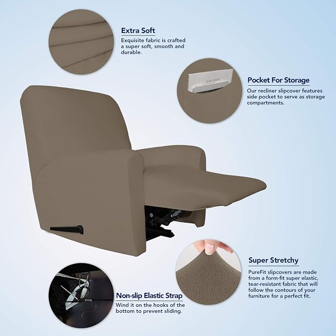 PureFit Super Stretch Chair Sofa Slipcover - Image 3