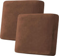 H.VERSAILTEX Velvet Stretch Couch Cushion Cover Plush Cushion Slipcover by HVERSAILTEX