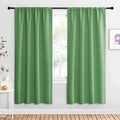 NICETOWN Blackout Curtains for Living Curtains, Froest Green, 1 Pair, 34-inch W by NICETOWN