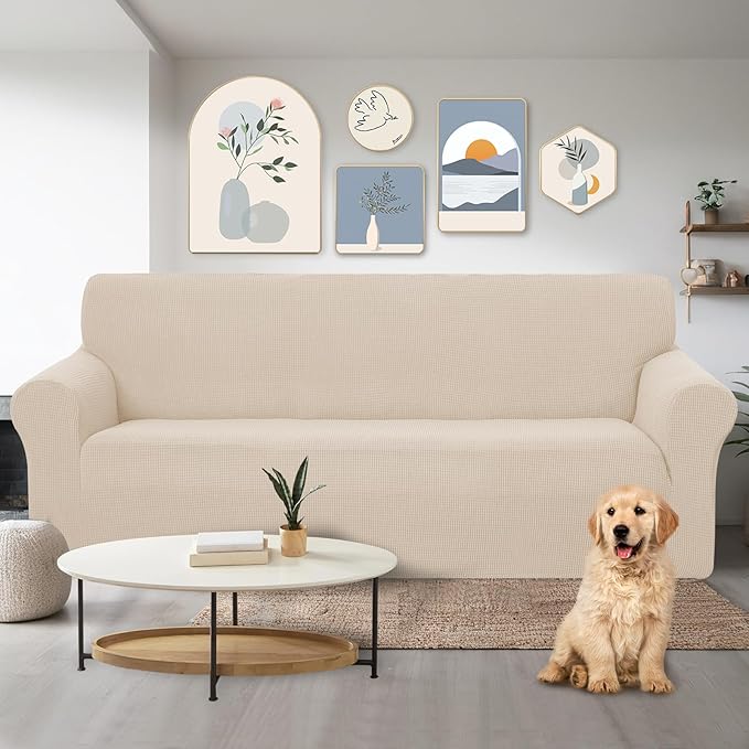 U-NICE HOME Stretch Couch Cover Sofa Cover Washable Sofa Slipcover Furniture - Image 2