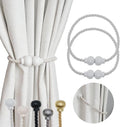 2 Pack Magnetic Curtain Tiebacks Modern Handmade Rope Curtain Tie Backs by HIASTRA