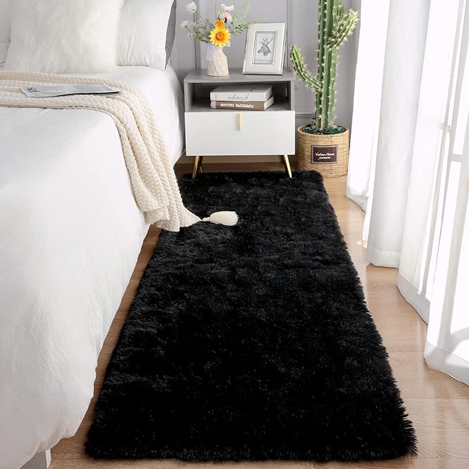 Chicrug Soft Runner Rugs for Bedroom Living Room Plush Fluffy Rug 2x6 Feet by ChicrugHomeDecor