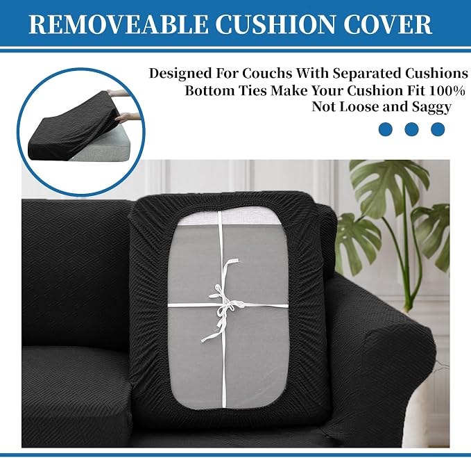XINEAGE 2026 New 3 Pieces Couch Covers - Image 3