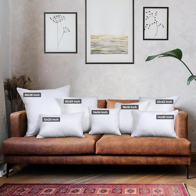 Utopia Bedding Throw Pillows – 20 x 20 Inches Down Alternative Pillows - Image 2