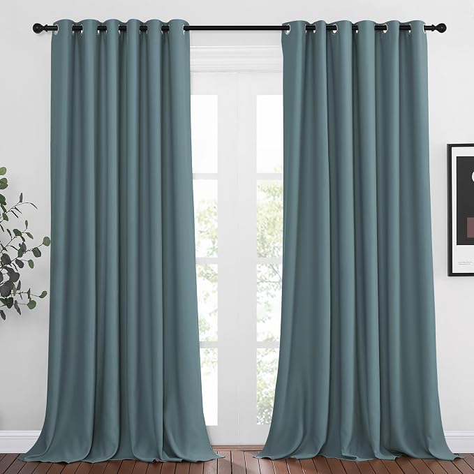 NICETOWN Room Darkening Extra Long Curtains by NICETOWN