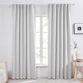 Deconovo Blackout Curtains, Thermal Insulated, W52 x L84 2 Panels, Back Tab by Deconovo