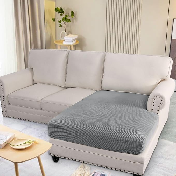 H.VERSAILTEX Super Stretch Individual Chaise Cover Sectional Couch Covers - Image 3
