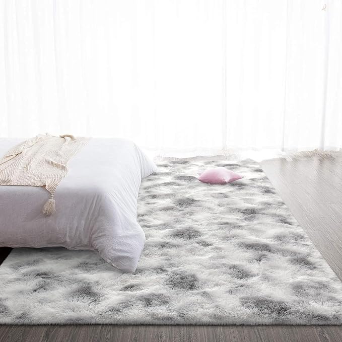 TWINNIS Super Soft Shaggy Rugs Fluffy Carpets 6x9 Feet, Indoor Modern Plush - Image 5