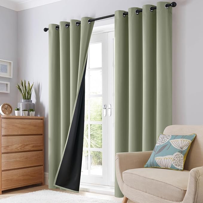 SimpleHome 100% Blackout Curtains - Image 7