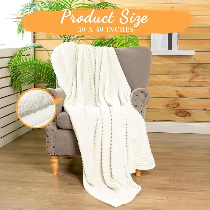 Buryeah 12 Pcs Flannel Throw Blanket Bulk 50 x 60 in Sleepover Blanket Outdoor - Image 2