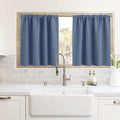 RYB HOME Cafe Blackout Curtains 24 inch Length, RV Curtains by RYBHOME