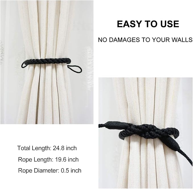 Curtain Tiebacks Ropes - Image 5