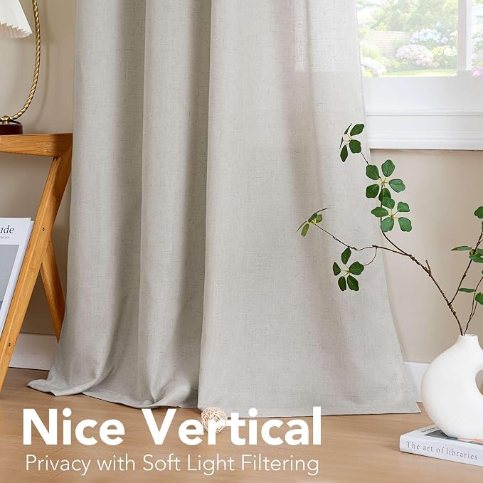 H.VERSAILTEX Living Room Linen Curtains - Image 7