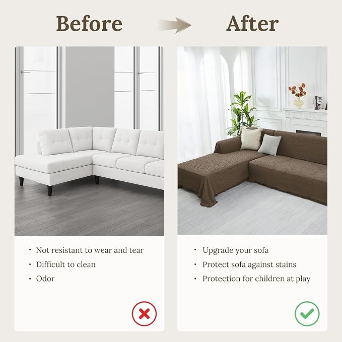 HOMERILLA Sectional Couch Covers - Image 4