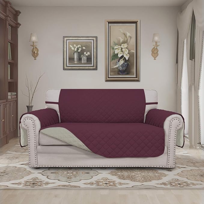 Easy-Going Reversible Loveseat Couch Cover - Image 2