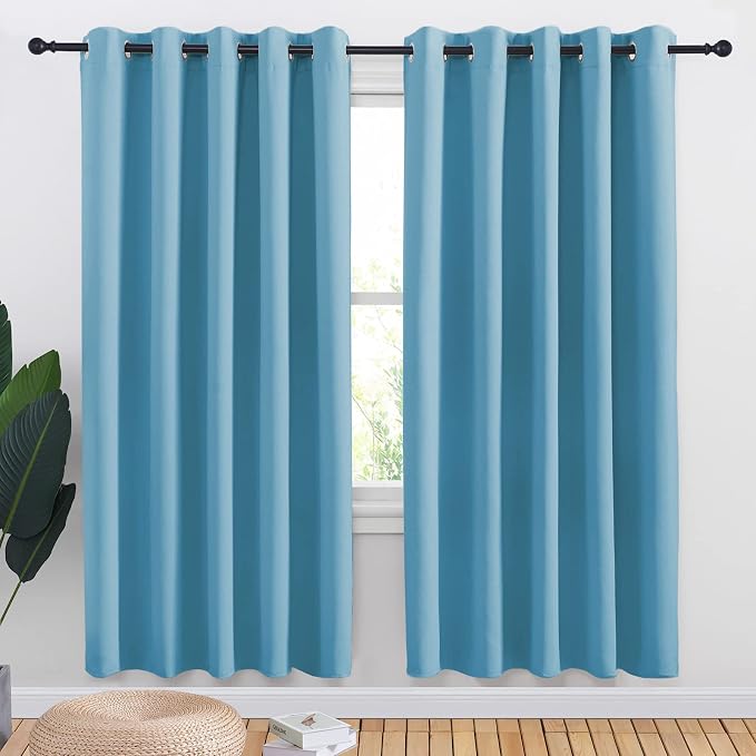 NICETOWN Bedroom Curtains Blackout Drapery Panels, 2 Panels, 70 x 72 inches by NICETOWN