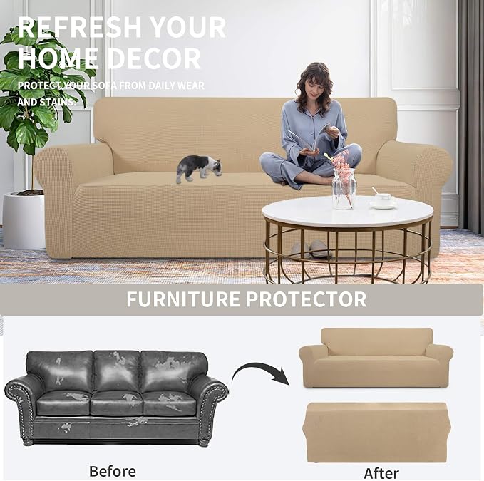 Easy-Going Stretch Oversized Chair Slipcover - Image 4