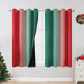 Estelar Textiler Red and Green Blackout Curtains by ESTELARTEXTILER