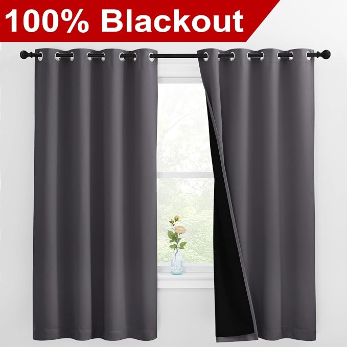 NICETOWN 100% Blackout Curtains - Image 2