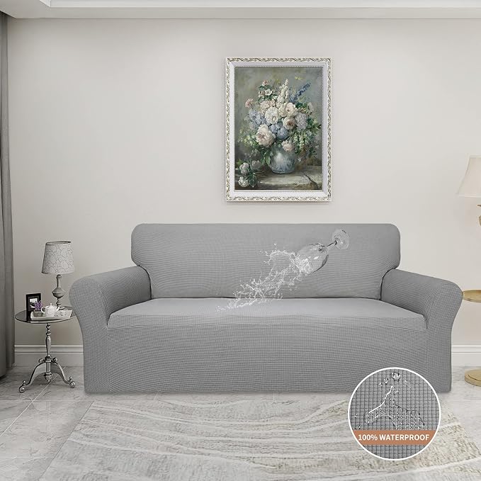 Easy-Going 100% Waterproof Couch Cover, Dual Waterproof Sofa Cover, Stretch - Image 3
