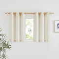 NICETOWN Linen 36 inch Curtains by NICETOWN