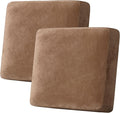 H.VERSAILTEX Velvet Stretch Couch Cushion Cover Plush Cushion Slipcover by HVERSAILTEX