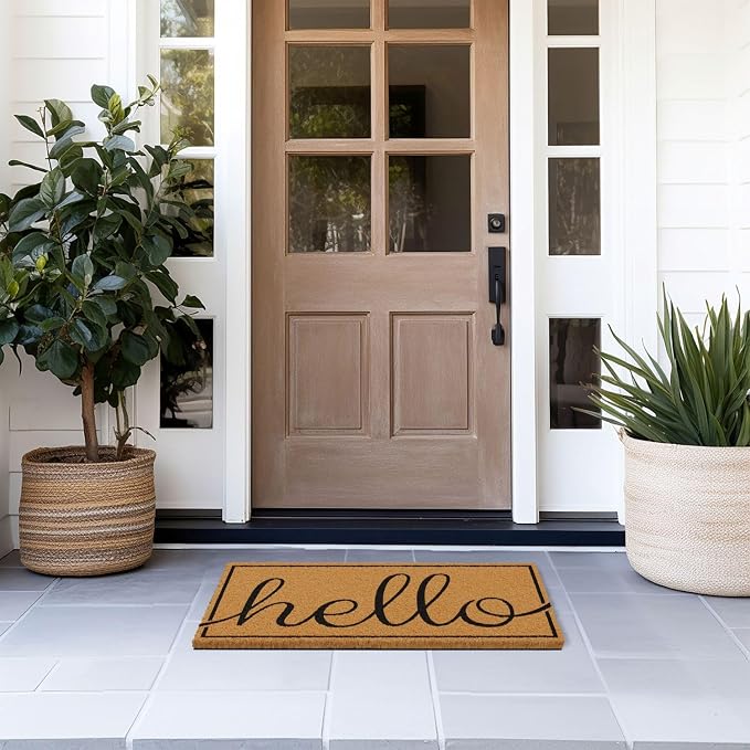 Barnyard Designs Natural Coco Coir Heavy Duty Backing Doormat - Image 2