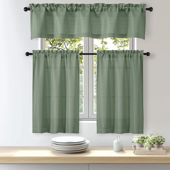 OWENIE Bob 1 PCS Green Valances - Image 8