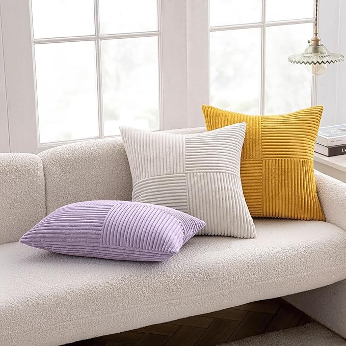 MIULEE Purple Decorative Throw Pillow Covers 18x18 Inch - Image 5