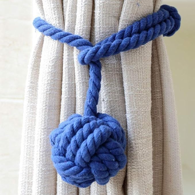 Melaluxe 2 Pack Curtain Tiebacks - Image 2