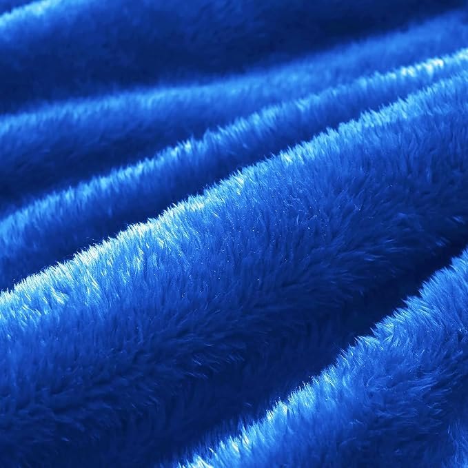 Exclusivo Mezcla Plush Fuzzy Fleece Throw Blanket, Super Soft, Fluffy and Warm - Image 6