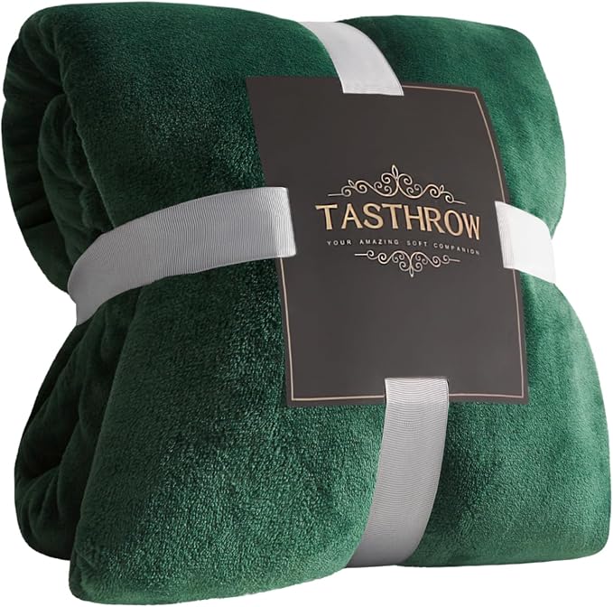 TASTHROW Large Flannel Fleece Throw Blanket, 50×70 Inch by TASTHROW