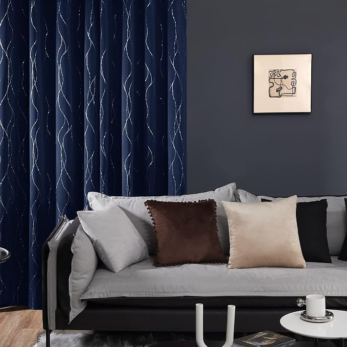 Deconovo Blackout Curtains 63 Inch Length - Image 3
