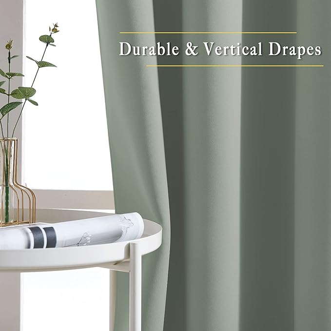 NICETOWN Blackout Curtains 54 inch Length - Image 5